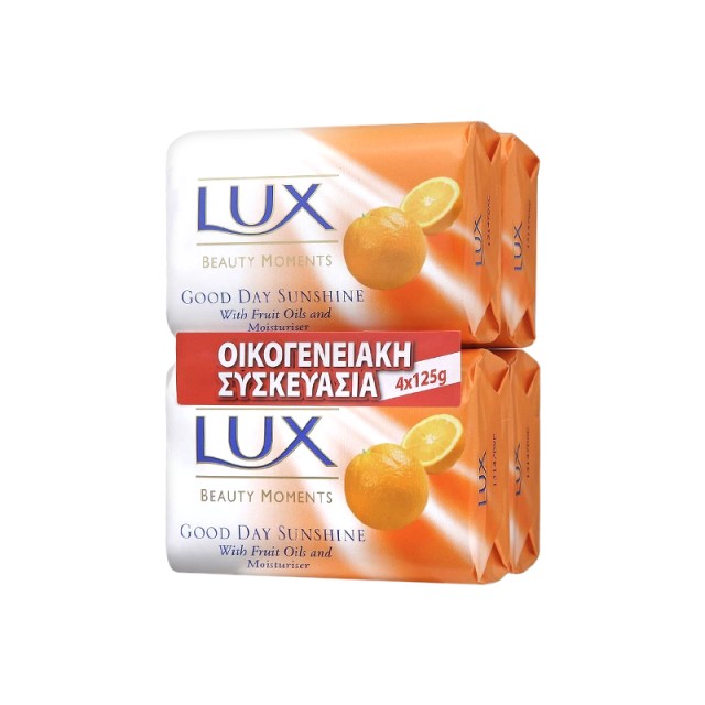 Lux Good Day Sunshine, Σαπούνι 125g, 3+1 ΔΩΡΟ