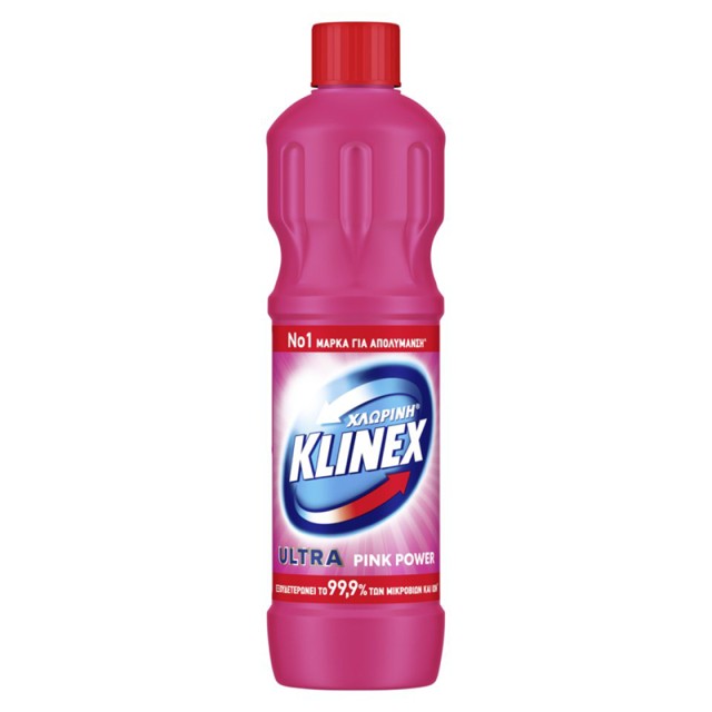 Klinex Ultra Pink Power, Xλωρίνη Παχύρευστη, 750ml