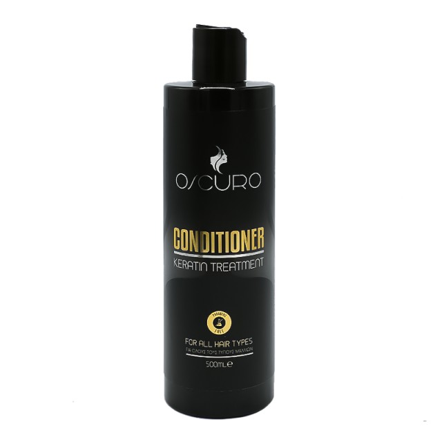 Oscuro Keratin Treatment Free Sles Conditioner, Μαλακτική Κρέμα Μαλλιών με Υαλουρονικό Οξύ & Κερατίνη για Ενυδάτωση & Αναδόμηση στα Ταλαιπωρημένα Μαλλιά, 500ml