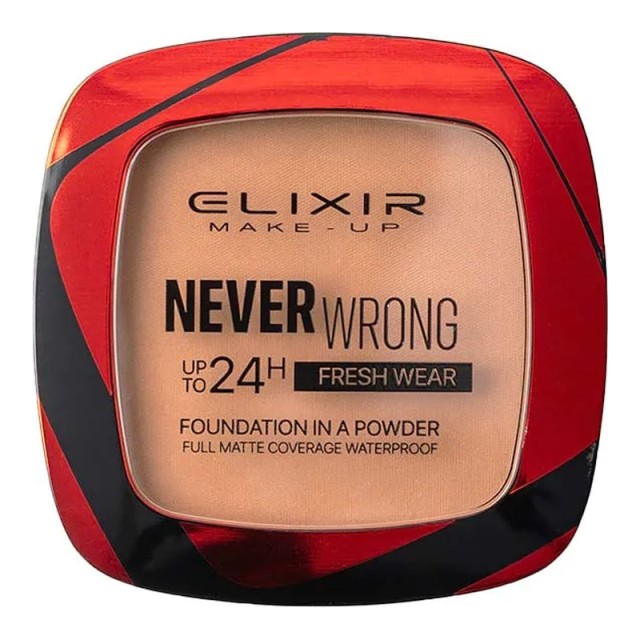 Elixir Never Wrong Νο944C Warm Beige Make-up σε Πούδρα