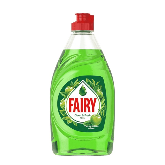 Fairy Clean & Fresh  Μήλο Υγρό Πιάτων, 320ml