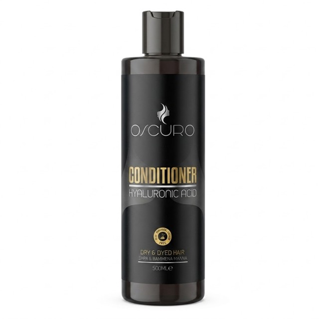 Oscuro Conditioner Hyaluronic Acid, Μαλακτική Κρέμα Μαλλιών Βαθιάς Ενυδάτωσης & Προστασίας Χρώματος 500ml