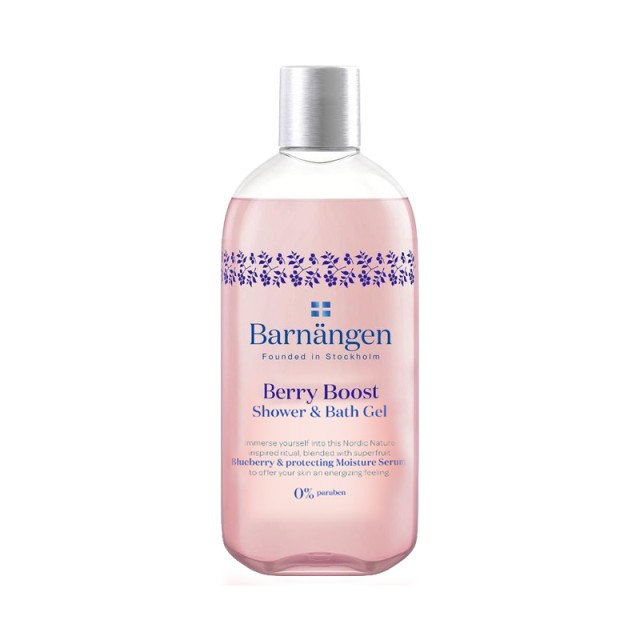 Barnängen Berry Boost Shower Cream, Vegan Αφρόλουτρο με Serum, 400ml