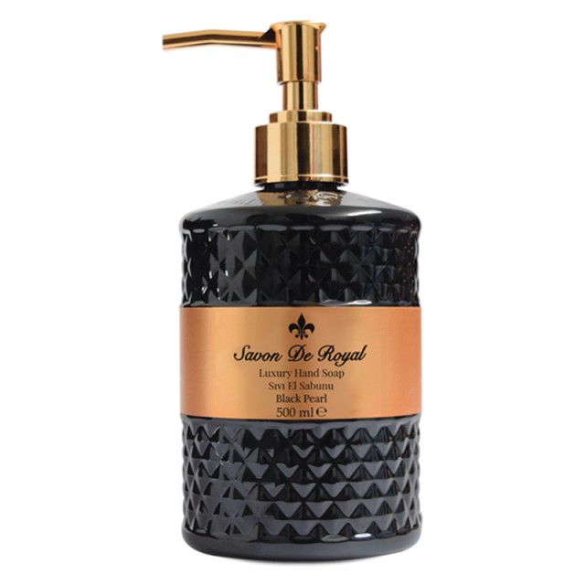 Savon de Royal Luxury Handshoap Black Pearl, Υγρό Κρεμοσάπουνο 500ml