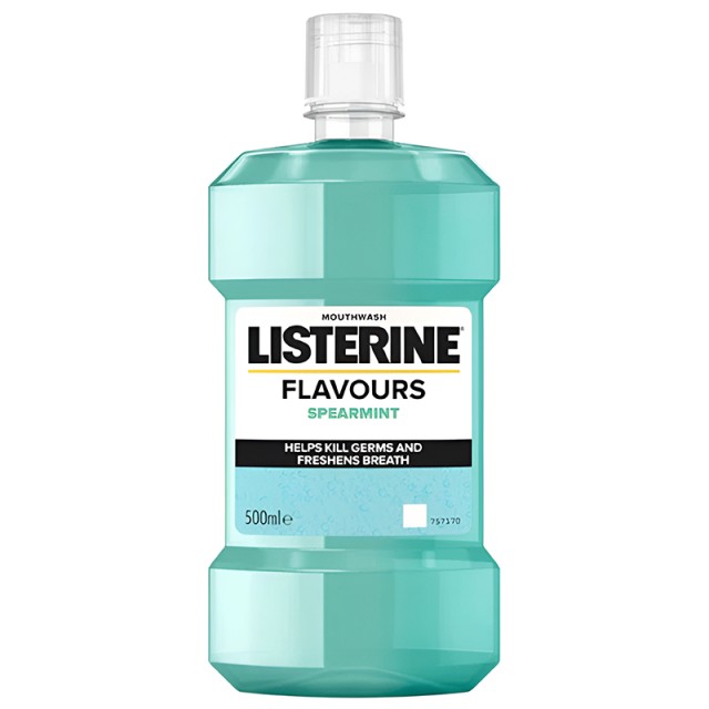Listerine Flavours Spearmint Στοματικό Διάλυμα, 500ml