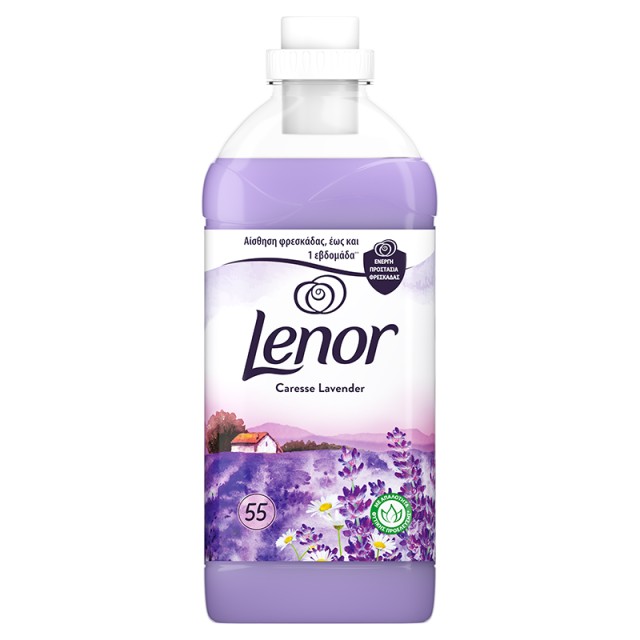 Lenor Lavender & Camomile Μαλακτικό Ρούχων - 55 Μεζούρες 1,155ml