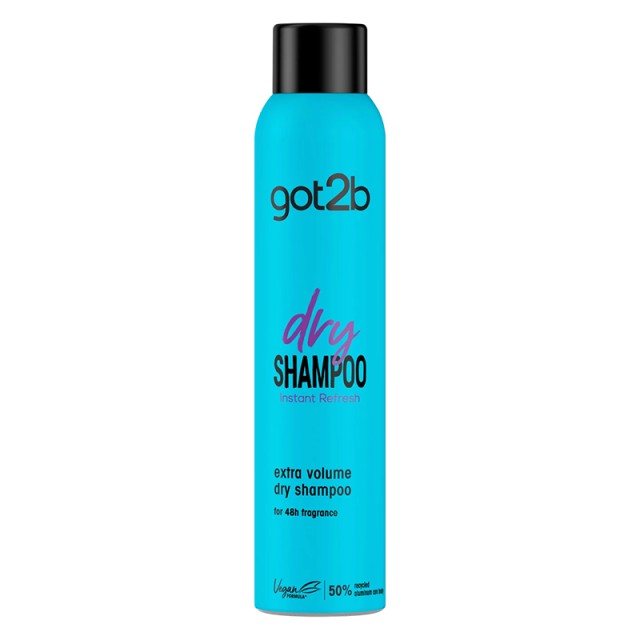 Got2b Dry Shampoo Instant Refresh Extra Volume Dry Shampoo, Ξηρό Σαμπουάν για Ανανέωση & Όγκο στα Μαλλιά, 200ml