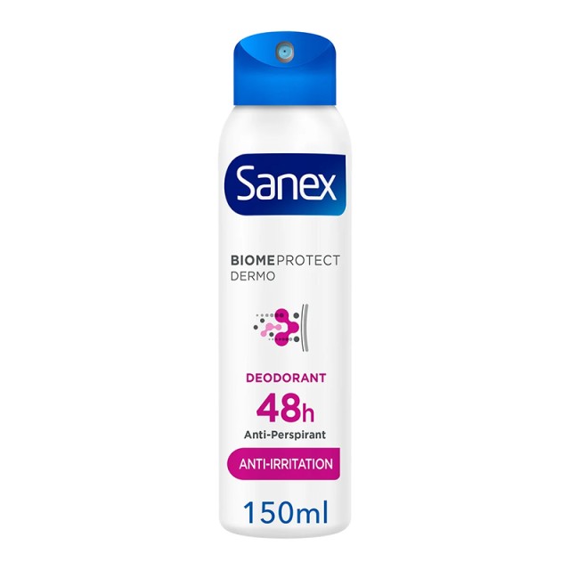 Sanex Dermo Biome Protect 48h, Αποσμητικό Σπρέι 150ml
