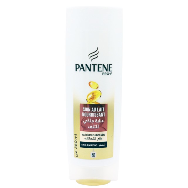 Pantene Pro-V Conditioner Soin Au Lait Nourrissant,  Μαλακτική Κρέμα Μαλλιών για Ταλαιπωρημένα Μαλλιά, 360ml