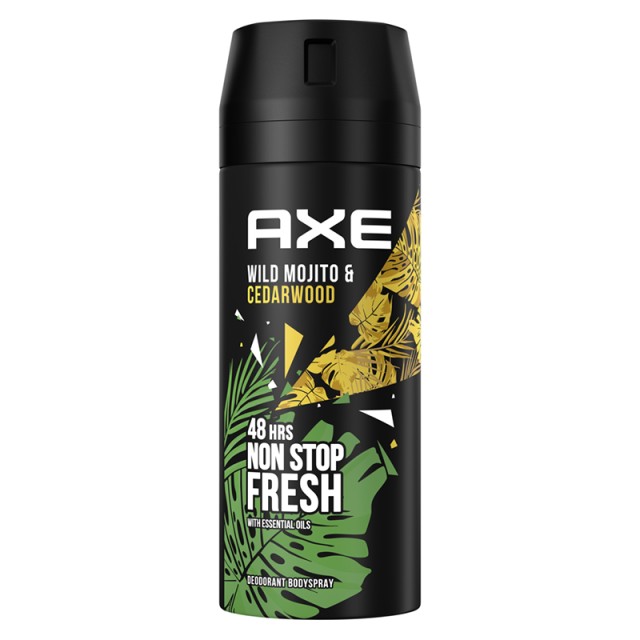Axe Wild Mojito & Cedarwood Deo Spray, Αποσμητικό Σπρέι 150ml