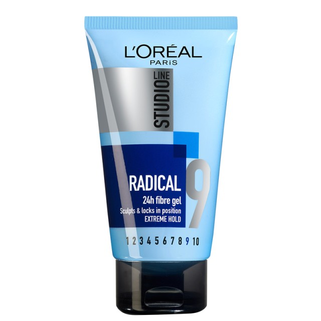 Loreal Paris Radical 9 24ωρο Gel με Ίνες για Extreme Κράτημα, 150ml