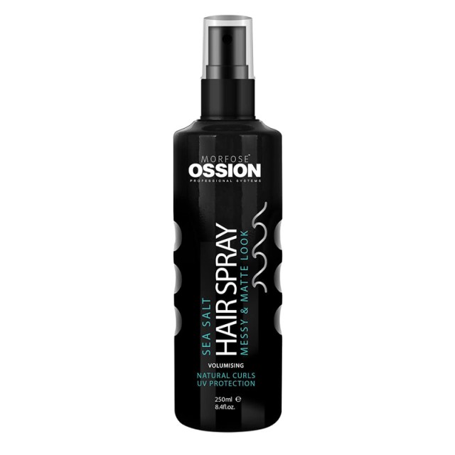 Morfose Ossion Sea Salt Hair Spray, Spray Αλατόνερου για Beach Waves, 250ml