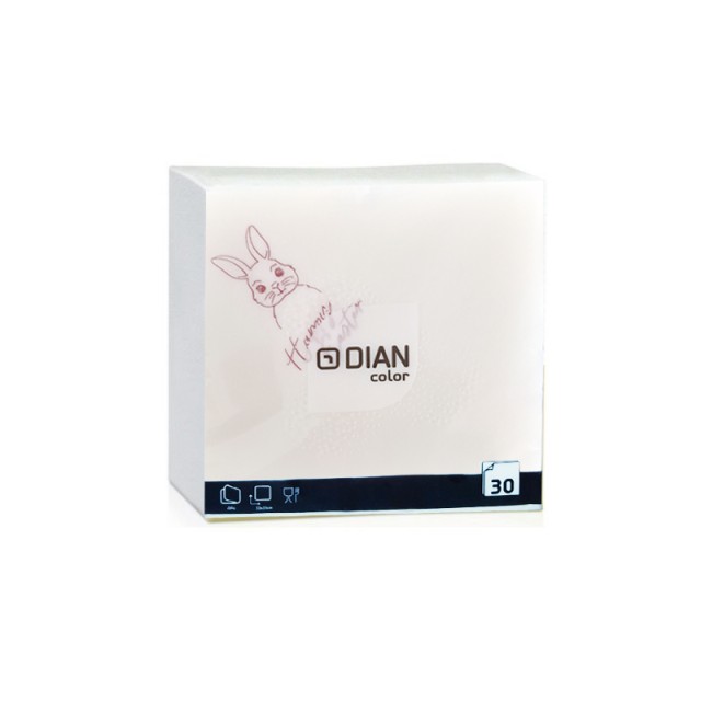 Dian Color Χαρτοπετσέτες Πολυτελείας με Πασχαλινό Σχέδιο 33x33, 30 φύλλα