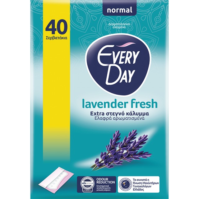 EveryDay Lavender Fresh Σερβιετάκια Normal 40 τεμ.