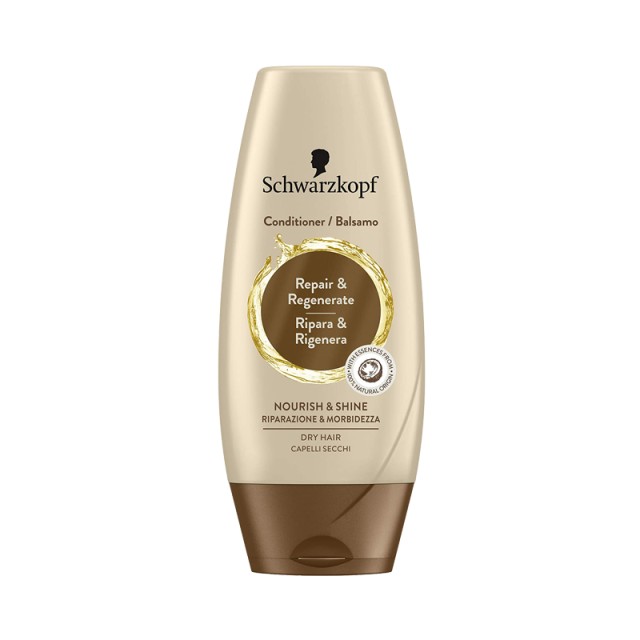 Schwarzkopf Repair & Regenerate Conditioner, Μαλακτική Κρέμα Μαλλιών για ξηρά μαλλιά, 200ml
