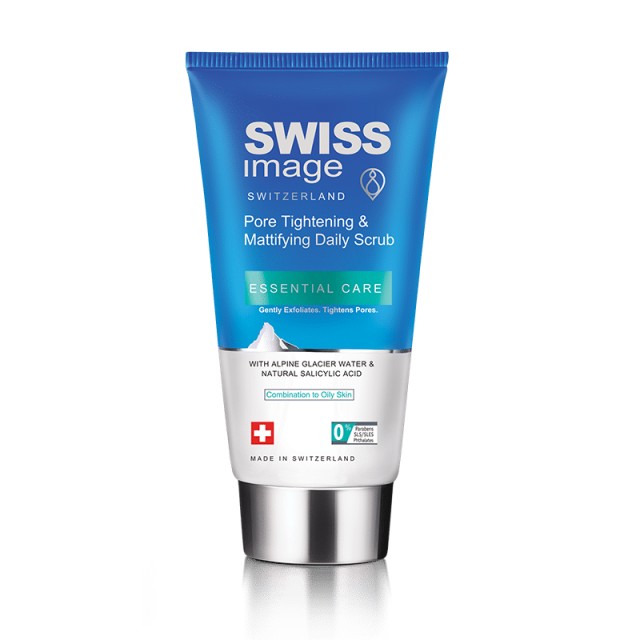 Swiss Image Pore Tightening & Mattifying Daily Scrub, Μικτό & Λιπαρό Δέρμα, 150ml