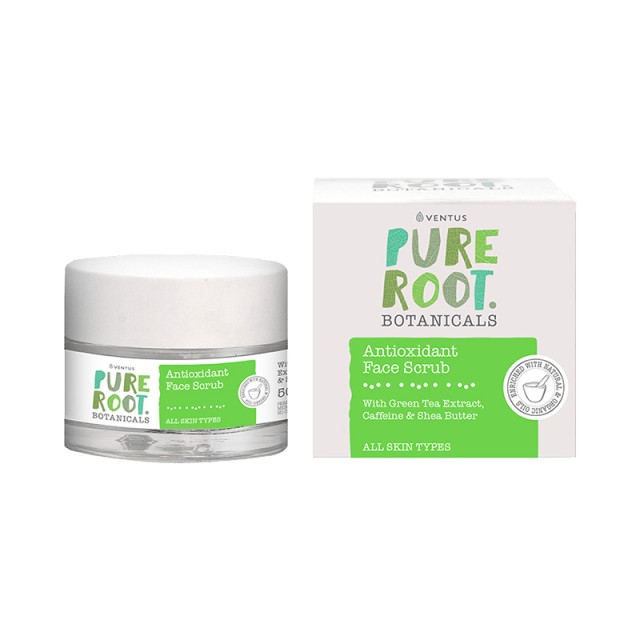 Pure Root Αντιοξειδωτικό Scrub Προσώπου, Για όλους τους τύπους δέρματος, 50ml