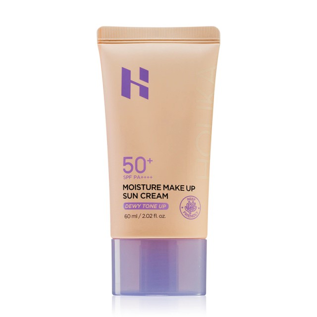 Holika Holika Moisture Make Up Sun Cream SPF 50+ PA+++, Kρέμα Προσώπου με Χρώμα & Αντηλιακή Προστασία, 60ml