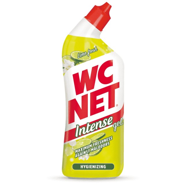 Wc Net Intense Gel Lime Fresh, Gel Καθαρισμού Λεκάνης, 750ml