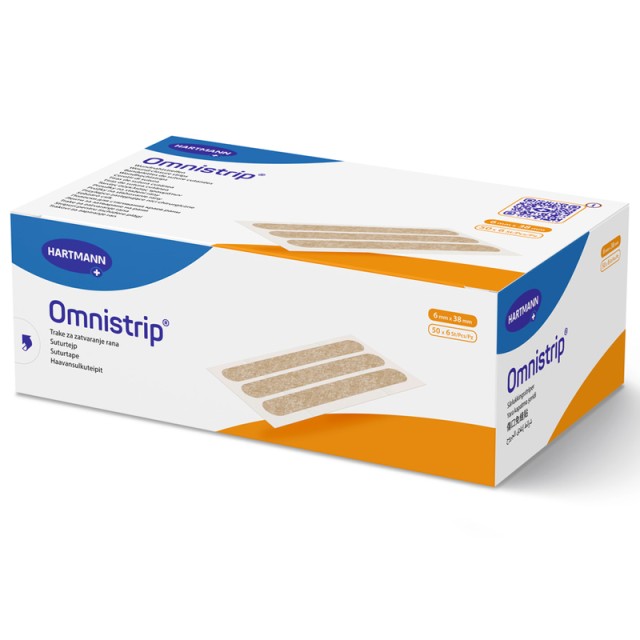 Hartmann Omnistrip Ταινίες Σύγκλισης Τραυμάτων 6mmx38mm STP 50x6