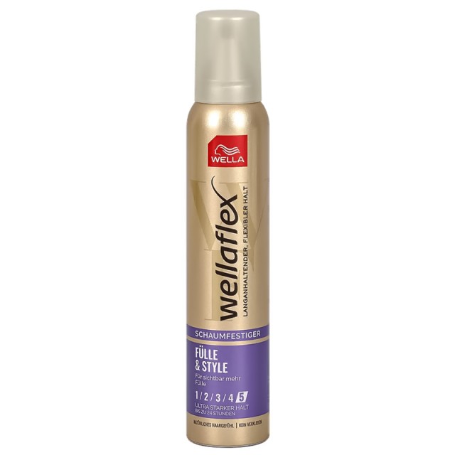 Wellaflex Full & Style Νο5, Αφρός Μαλλιών για Όγκο & Κράτημα 200ml