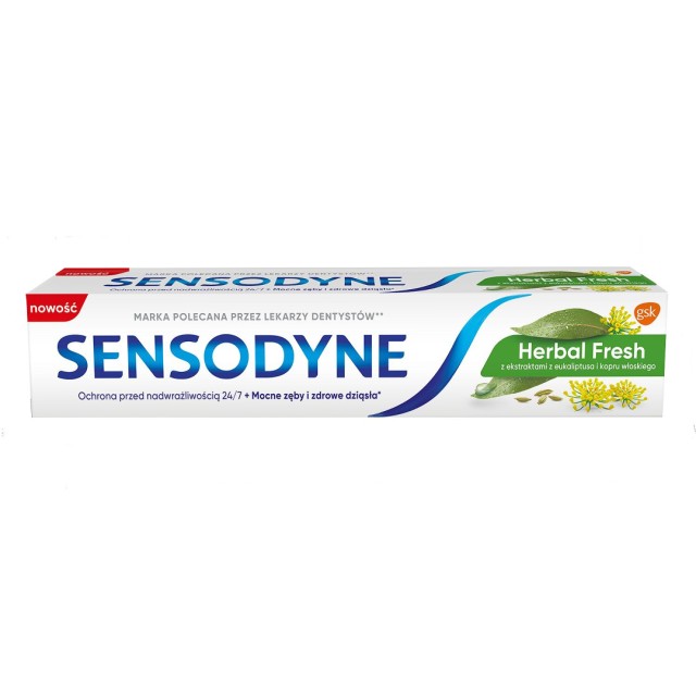 Sensodyne Herbal Fresh, Οδοντόκρεμα 75ml