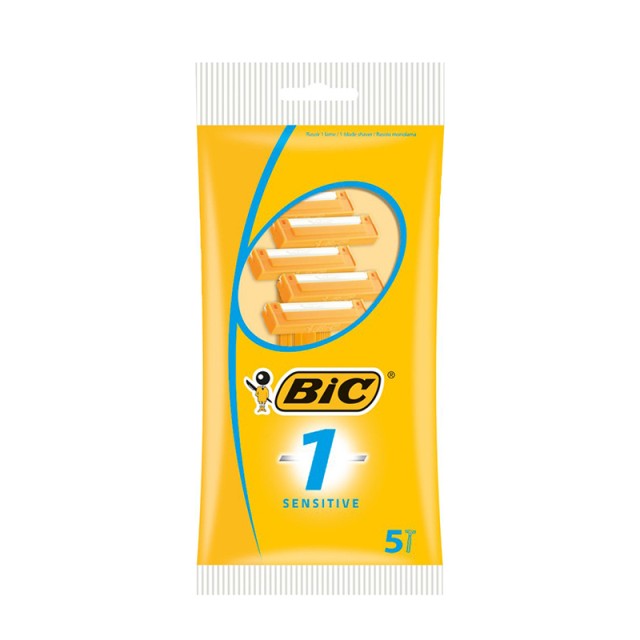 Bic 1 Sensitive Ξυραφάκια Μίας Χρήσης 5τεμ.