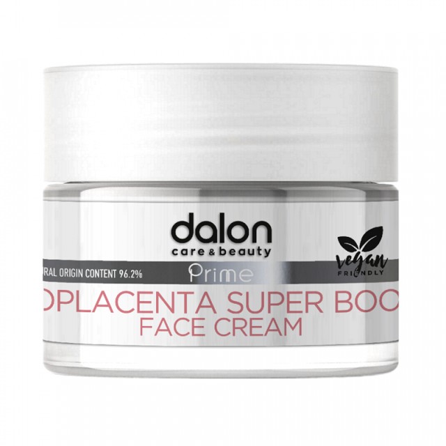 Dalon Prime Bioplacenta Super Boost Face Cream 40+, 24h Αντιρυτιδική Κρέμα Προσώπου για Κανονικό & Ξηρό Δέρμα, 50ml