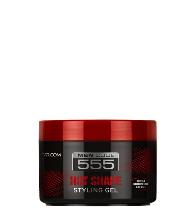 Farcom Men Code 555 Hot Shape Styling Gel Μαλλιών 250ml