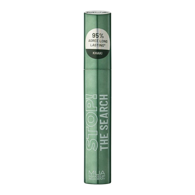 MUA Stop The Search Mascara - Khaki, με Βιταμίνη E, Πεπτίδια & Εκχύλισμα Ρίζας Τζίνσενγκ, 12ml