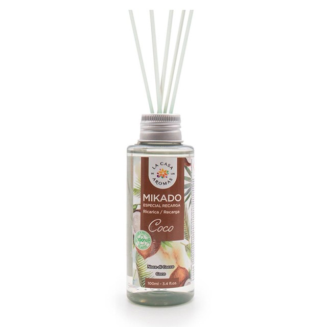 La Casa de Los Aromas Coconut, Αρωματικός Διαχυτήρας σε Στικ 100ml