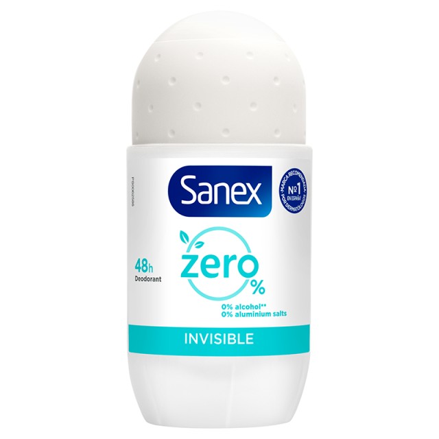 Sanex Zero% Invisible Αποσμητικό Roll-on 50ml