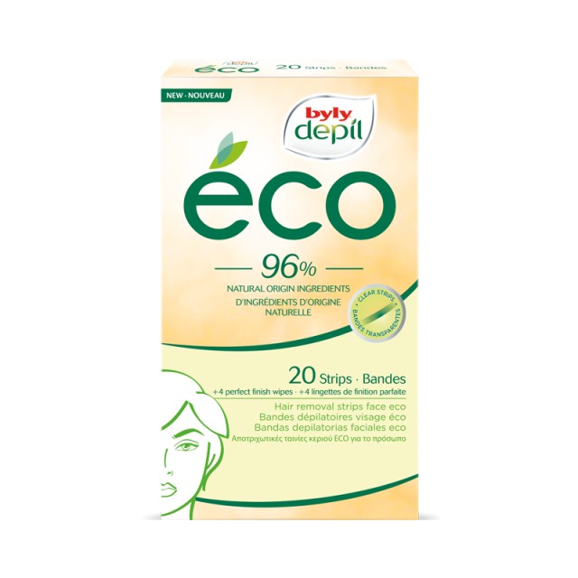 Perky Eco, Αποτριχωτικές Ταινίες Προσώπου, 20τμχ