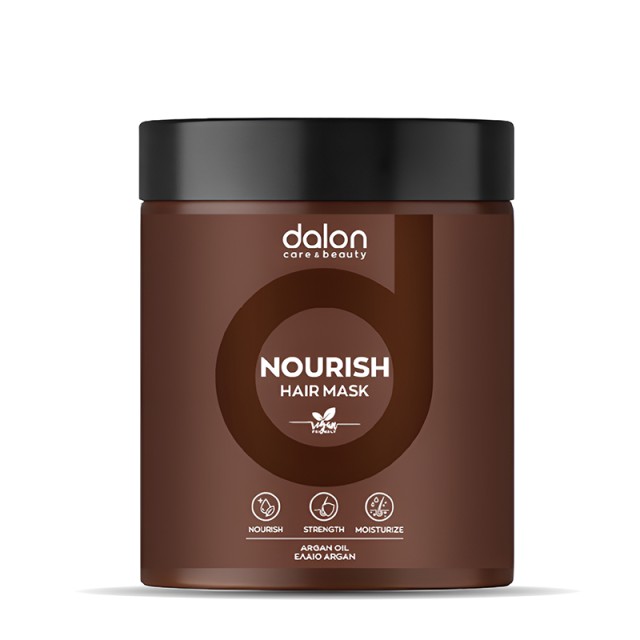 Dalon Nourish Hair Mask, Μάσκα Θρέψης Μαλλιών με Έλαιο Argan, 1000ml