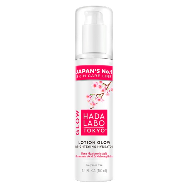 Hada Labo Tokyo Lotion Glow Brightening Hydrator, Λοσιόν Λάμψης Προσώπου με Υαλουρονικό, Τρανεξαμικό Οξύ & Εκχύλισμα Hatomugi 150ml