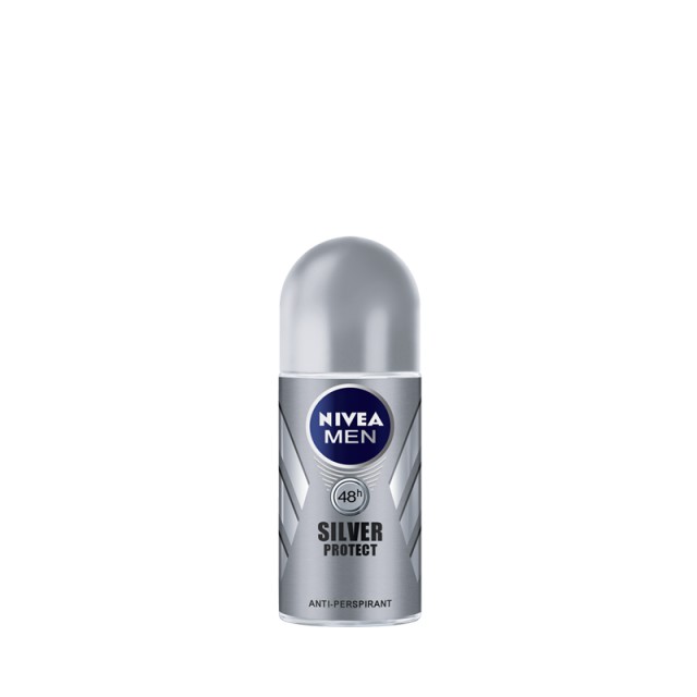 Nivea Men Silver Protect, Ανδρικό Αποσμητικό Roll on, 50ml
