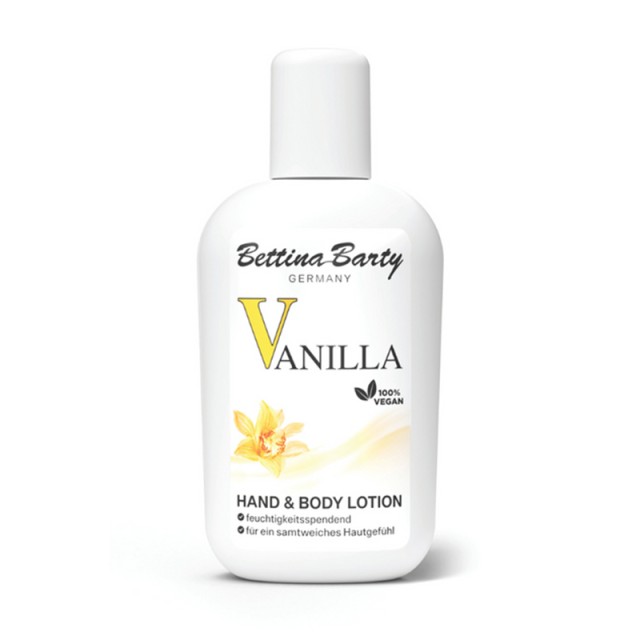 Bettina Barty Vanilla Hand & Body Lotion, Ενυδατική Λοσιόν Σώματος & Χεριών 50ml (Travel Size)