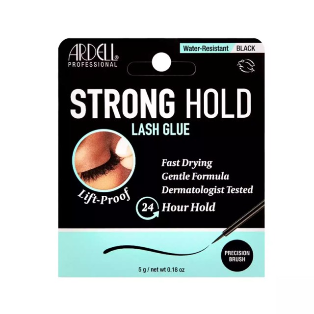 Ardell Strong Hold Lash Glue Black Κόλλα για Βλεφαρίδες σε Μαύρο χρώμα, 5gr