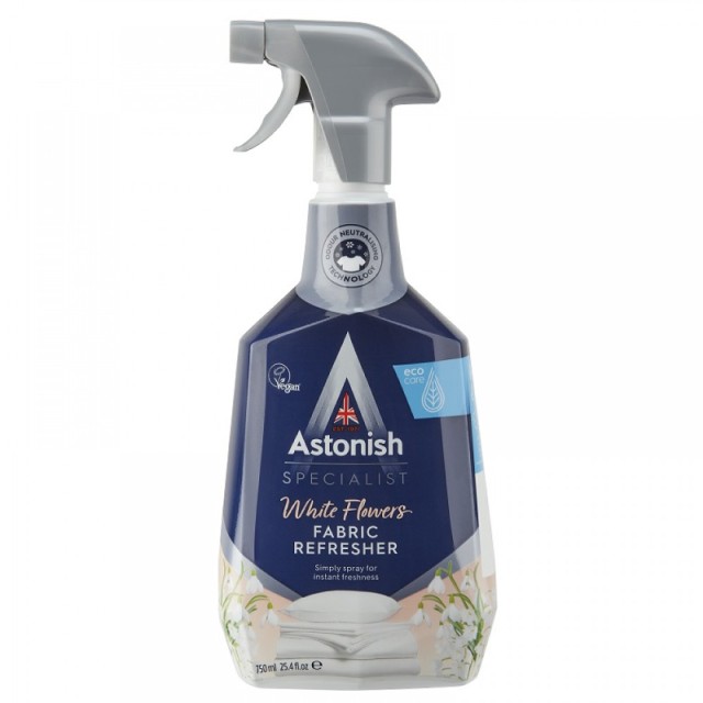 Astonish Specialist Fabric Refresher White Flowers, Σπρέι Αρωματικό για Φρεσκάρισμα Υφασμάτων, 750ml