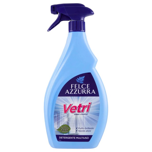 Felce Azzurra Glass Cleaner, Καθαριστικό Σπρέι για τα Τζάμια, 750ml