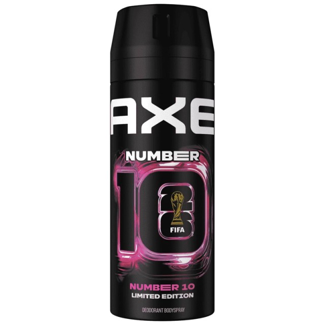 Axe Limited Edition FIFA Number 10 Deo Body Spray, Ανδρικό Αποσμητικό Σπρέι, 150ml