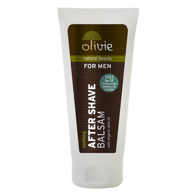 Olivie for Men After Shave Balsam with Organic Olive Oil, Καταπραϋντικό Γαλάκτωμα για Μετά το Ξύρισμα με Καλέντουλα & Αλόη, 100ml