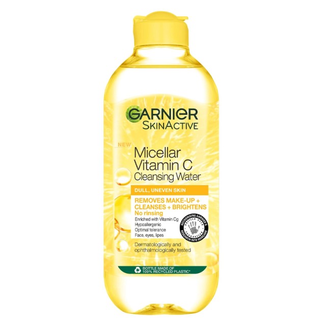 Garnier SkinActive Micellar Vitamin C Cleansing Water Νερό Καθαρισμού με Βιταμίνη C, 400ml