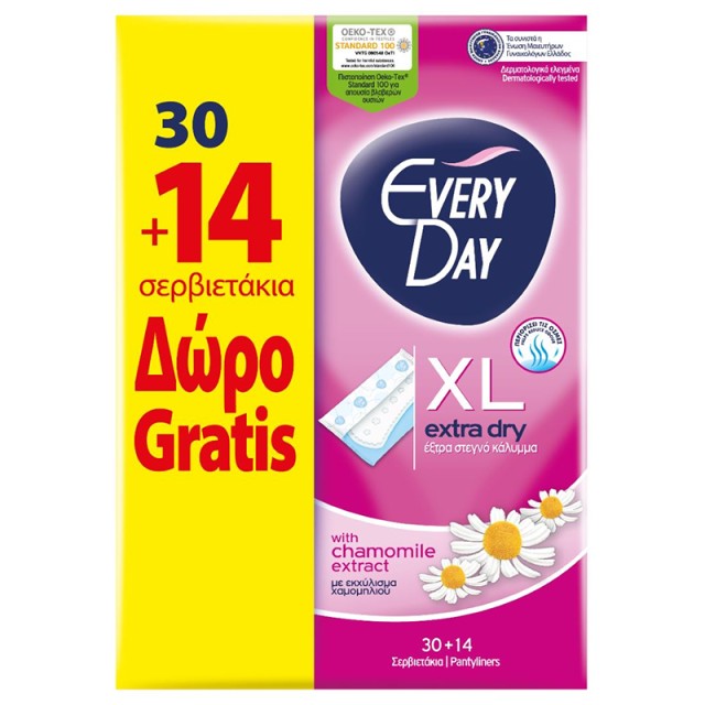 EveryDay Σερβιετάκια Extra Dry EXTRA LONG, 30+ 14 τεμ