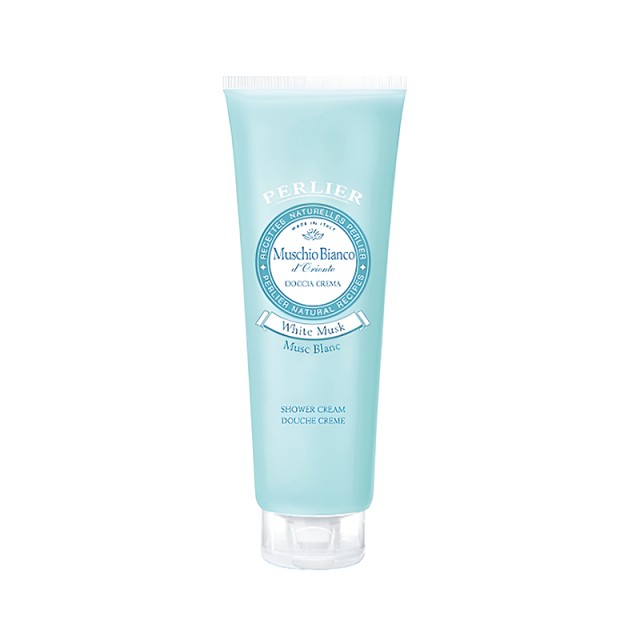 Perlier White Musk Shower Cream, Κρεμώδες Αφρόλουτρo, 250ml
