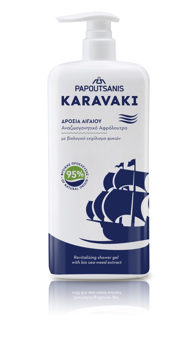 Papoutsanis Karavaki Αφρόλουτρο Δροσιά Αιγαίου, 750ml