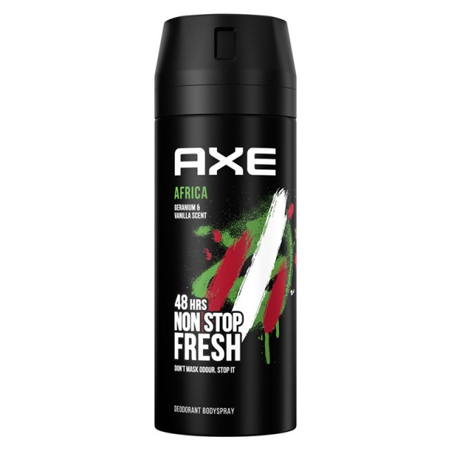 Axe Africa Deo Spray, Αποσμητικό Σπρέι, 150ml