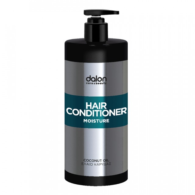 Dalon Hair Conditioner Moisture, Μαλακτική Κρέμα Μαλλιών Ενυδάτωσης με Έλαιο Καρύδας, 1000ml