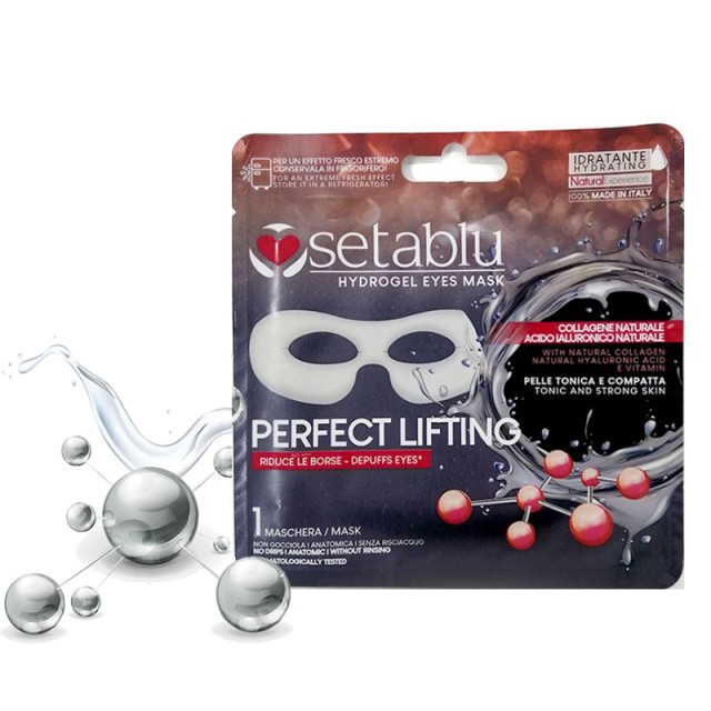 Setablu Perfect Lifting Hydrogel Eye Mask, Τονωτική Μάσκα Ματιών με Υαλουρονικό & Κολλαγόνο