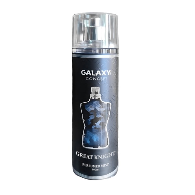 Galaxy Plus Concept Great Knight Perfume Spray Pour Homme, Αποσμητικό Σπρέι για Άνδρες, 200ml